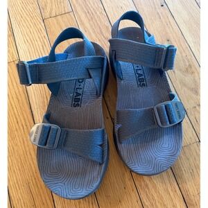 Tread Labs Albion Womens 6 Blue Grey Sport Sandals Adjustable Straps Hiking Shoe